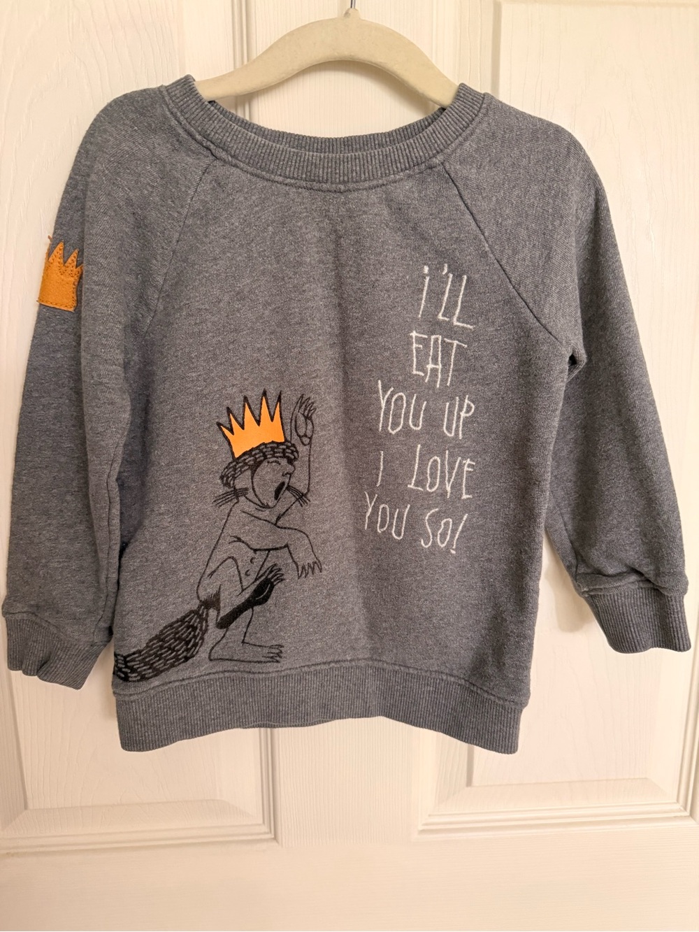 Hanna Andersson Where the Wild Things Are Grey Sweatshirt
